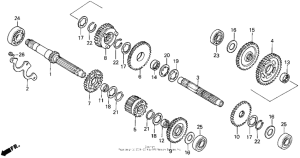 VT1100C Vt1100c transmission 95-96