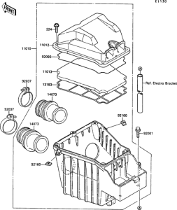 KR250 Воздушный фильтр