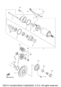 XVS1300A Стартер