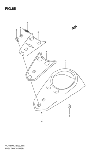 VLR1800 Крышка топливного бака