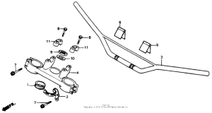 XR200R Handlebar 84-88
