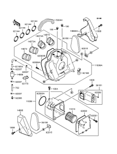 ZR400 Воздушный фильтр
