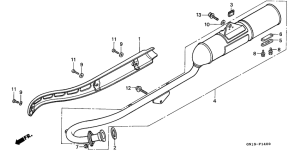 XR80R Глушитель