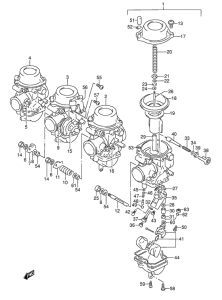 RF600 Carburetor assy
