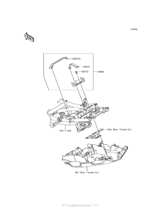 KLE650 Accessory (U-Lock Bracket)
