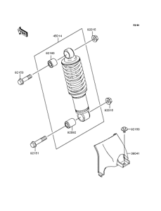 KL110 Подвеска  /  амортизатор