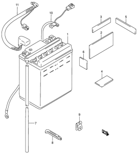 LS650 Аккумулятор