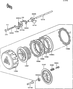 ZG1300 Сцепление