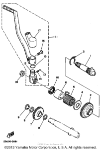 YZ490S Стартер