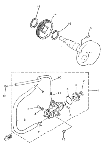 CY50R Масляный насос