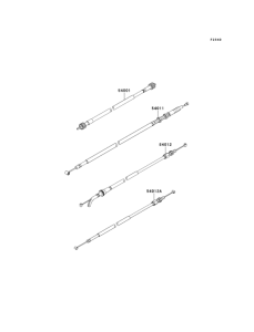 EX250 Тросы управления