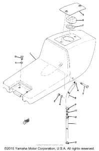 TZ250 Сиденье