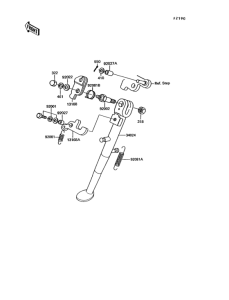 KE100 Подножка