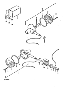 TS250 Поворотники