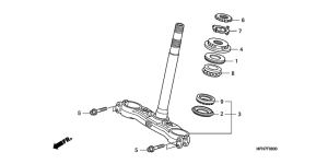 CB1000R Траверса нижняя
