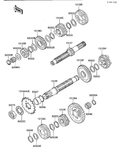 KX500 Трансмиссия