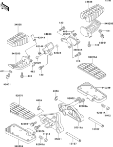 ZG1200 Подножки