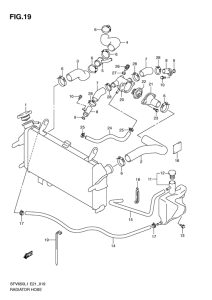 SFV650 Радиатор hose