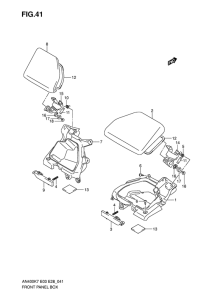 AN400 (ABS) Front panel box