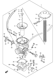 LS650 Carburetor assy
