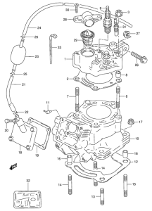 RG125 Цилиндр