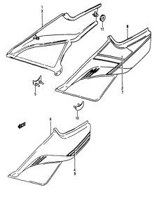 RG50 Обтекатель задний