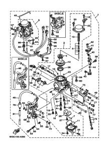 XVS1100A XVS11AP Carburetor assy