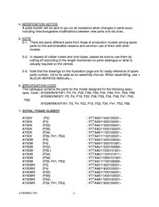 AY50 Catalog preface