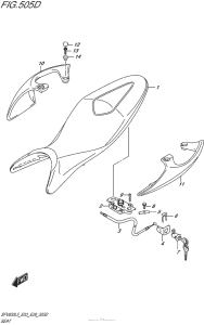 SFV650 Seat (Sfv650Al5 E28)