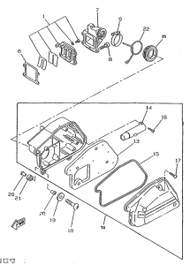 CW50RSX Впускная система