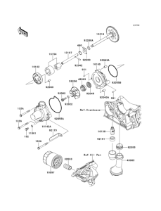 ZX1000 Масляный насос
