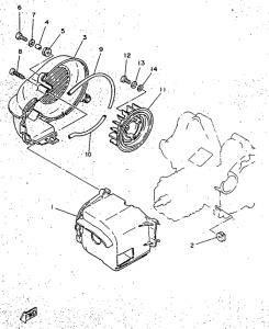 YN50R Кожух вентилятора
