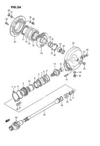 GSX1100 Карданный вал