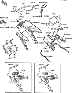 ZX1000 Cowling(1 / 2)(zx1000-b3)