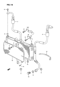 GSX1100 Масляный радиатор