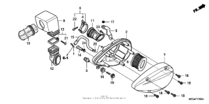 VT750CA Воздушный фильтр