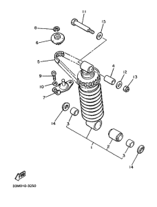 XJ600 Задняя подвеска