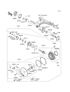 VN1500 Drive shaft / final gear(1 / 2)