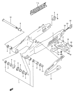 RM250 Маятник задний