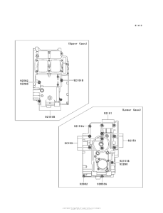 EX250 Болты крепления картера