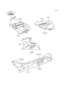 ZX600 Наклейка