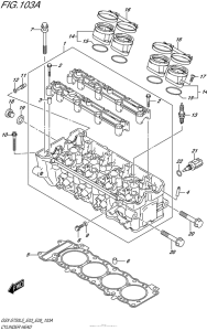 GSX-S750 Головка цилиндров
