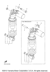 YZF-R6 Задняя подвеска