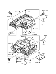 ZR1000 Картер двигателя