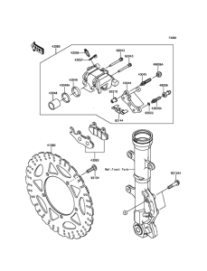 ER300 Передний тормоз