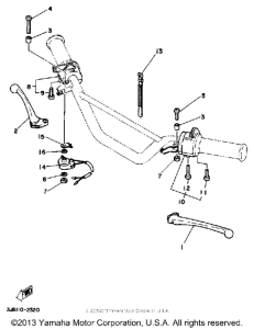 DT80J Handle switch - lever