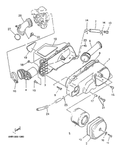 YP125D Впускная система