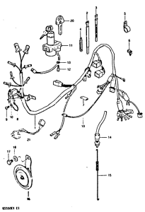 GS550 Жгут проводов