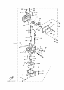 YB-1 Tobera  carburador