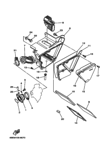XT225 XT225L Впускная система